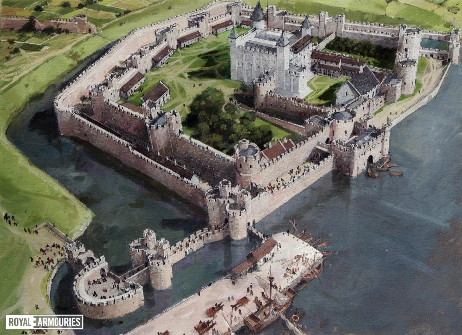 Средневековый замок Тауэр