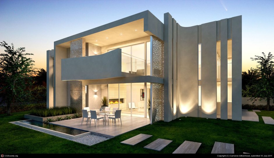 3ds Max визуализация экстерьера
