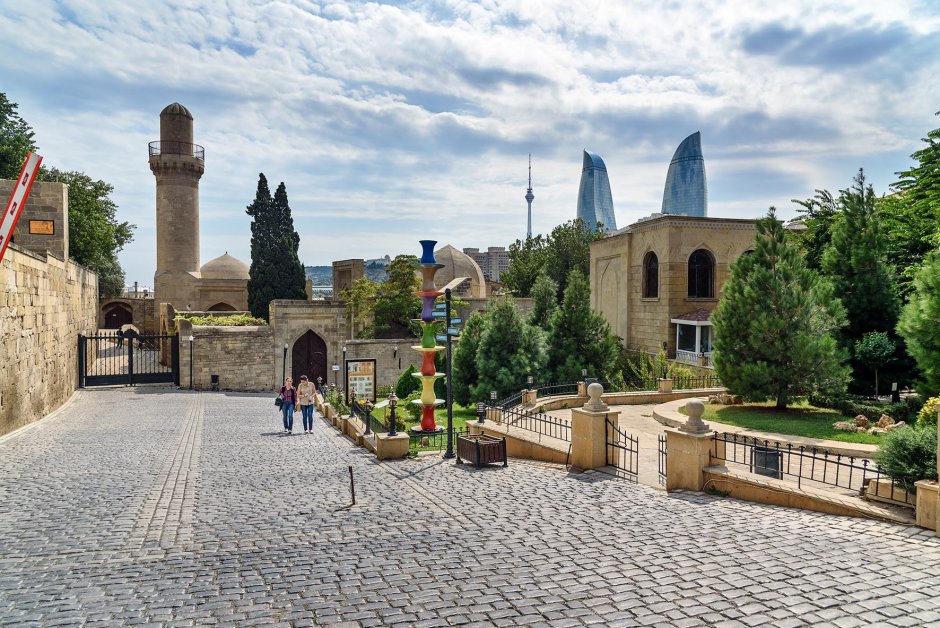 Ширван город в Азербайджане в Старом городе