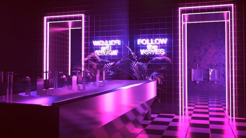 Neon Room vaporwave киберпанк