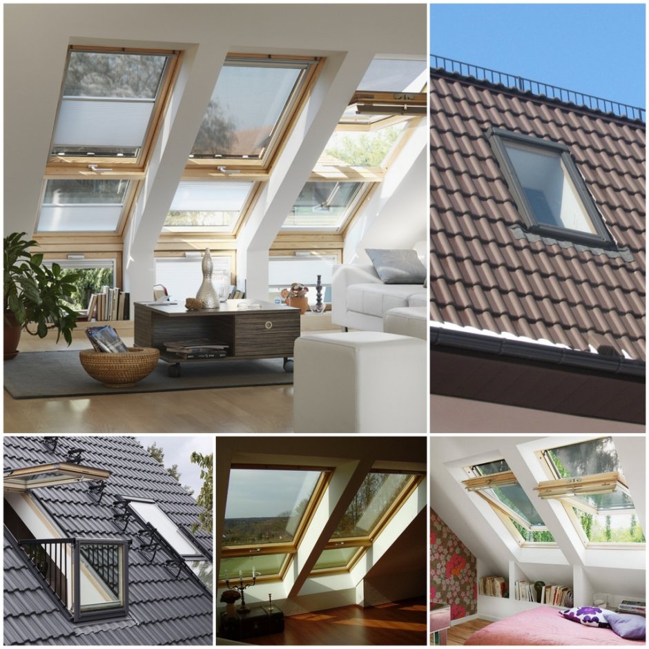 Мансардное окно Rehau 500x1650