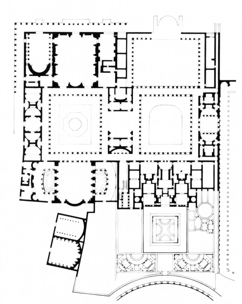 Дворец Флавиев в Риме план