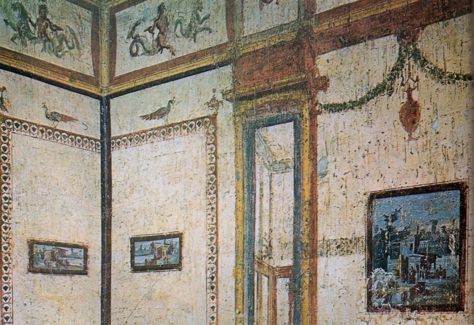Дом Ливии на Палатине фрески