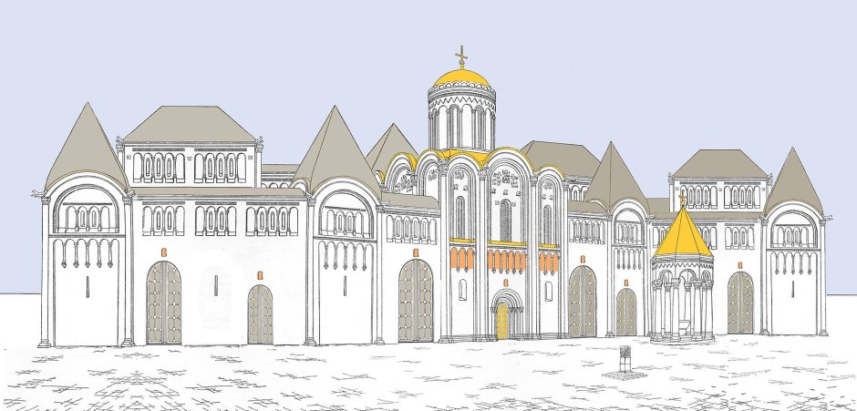 Дворец Андрея Боголюбского реконструкция