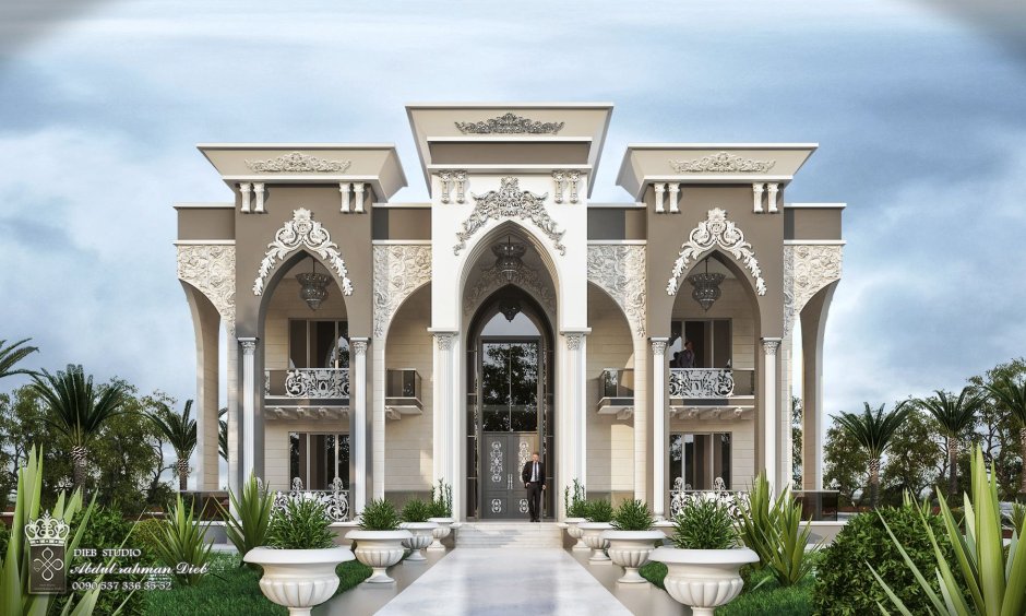 Исламская архитектура вилла фасад