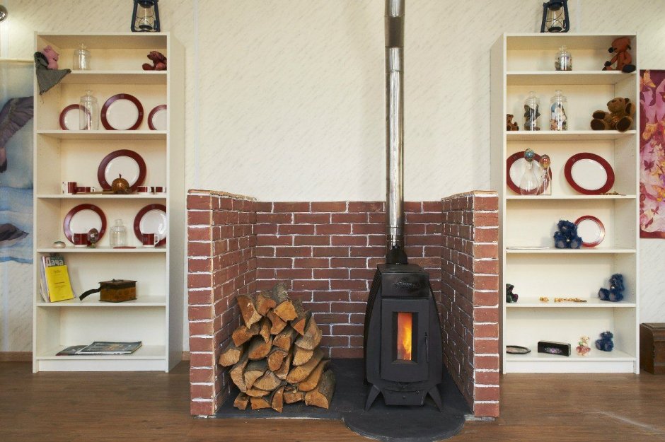 Печь Brick Stove Fireplace