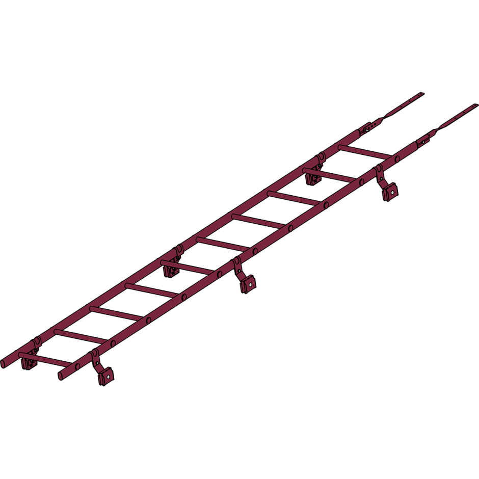 Лестница кровельная Prestige ZN 45х25