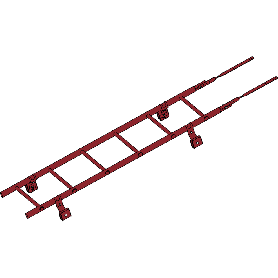 Лестница кровельная Prestige ZN 45х25
