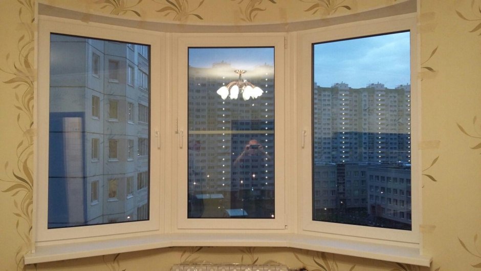 Окна пластиковые для эркера