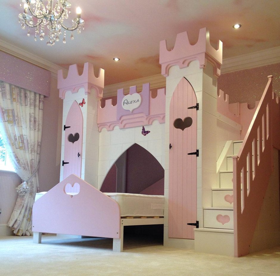 Кровать чердак принцесса