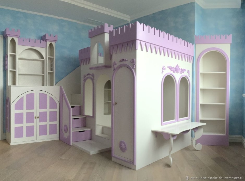 Кровать принцессы чердак замок принцессы