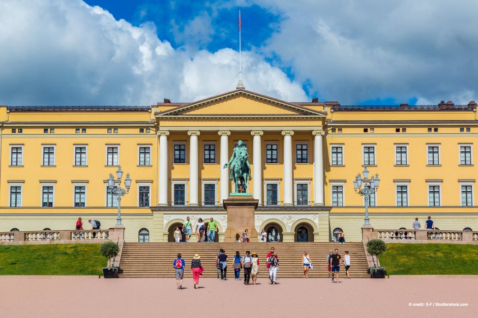 Осло Королевский дворец интерьеры