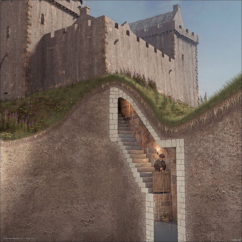 Замок короля Артура в Англии