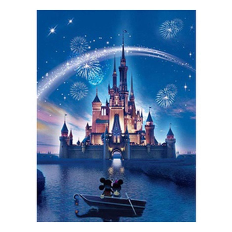 Замок Walt Disney вектор