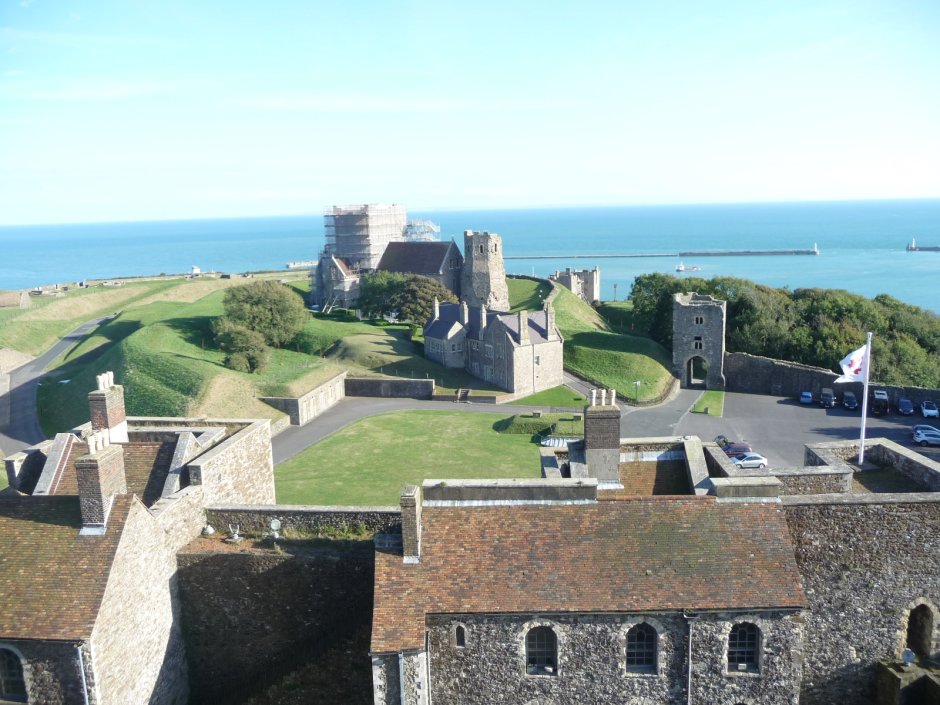 Dover Castle limewashed