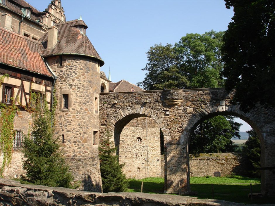 Замок Czocha в Польше