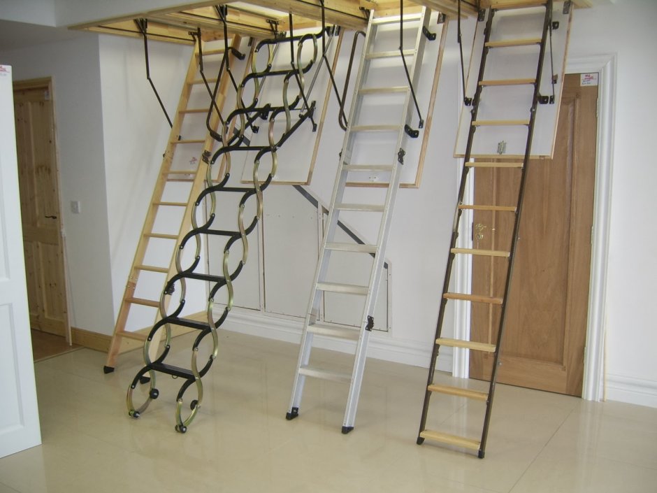 Лестница складная металлическая Fakro 60х120 LMS-280