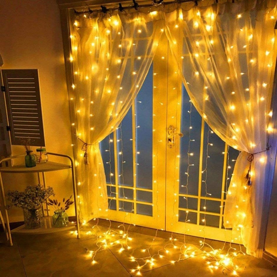 Гирлянда штора Curtain Lights 3*3