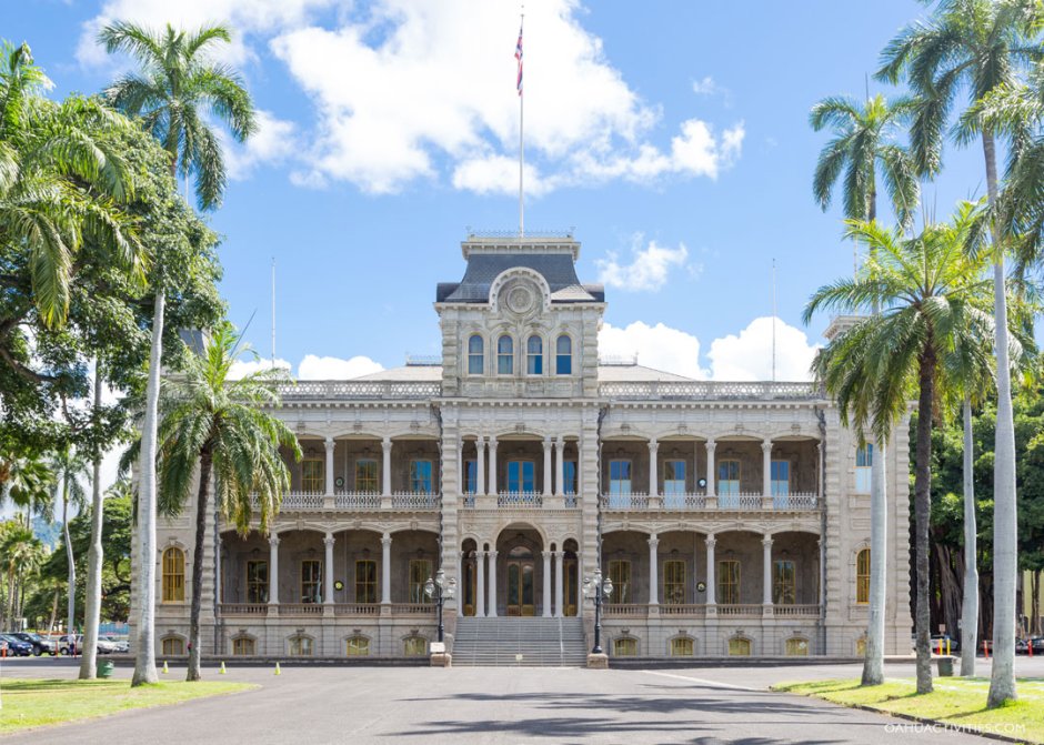 Дворец Иолани Гонолулу Гавайи картинки
