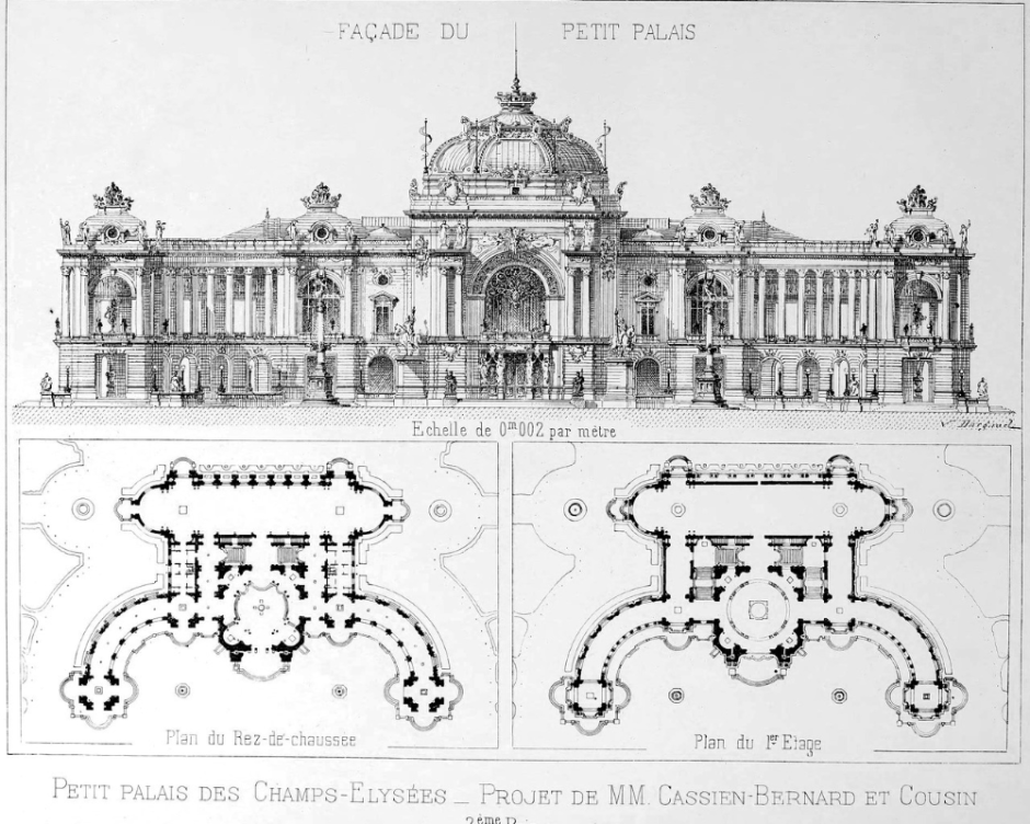 Дворец Сан-Суси, план дворца