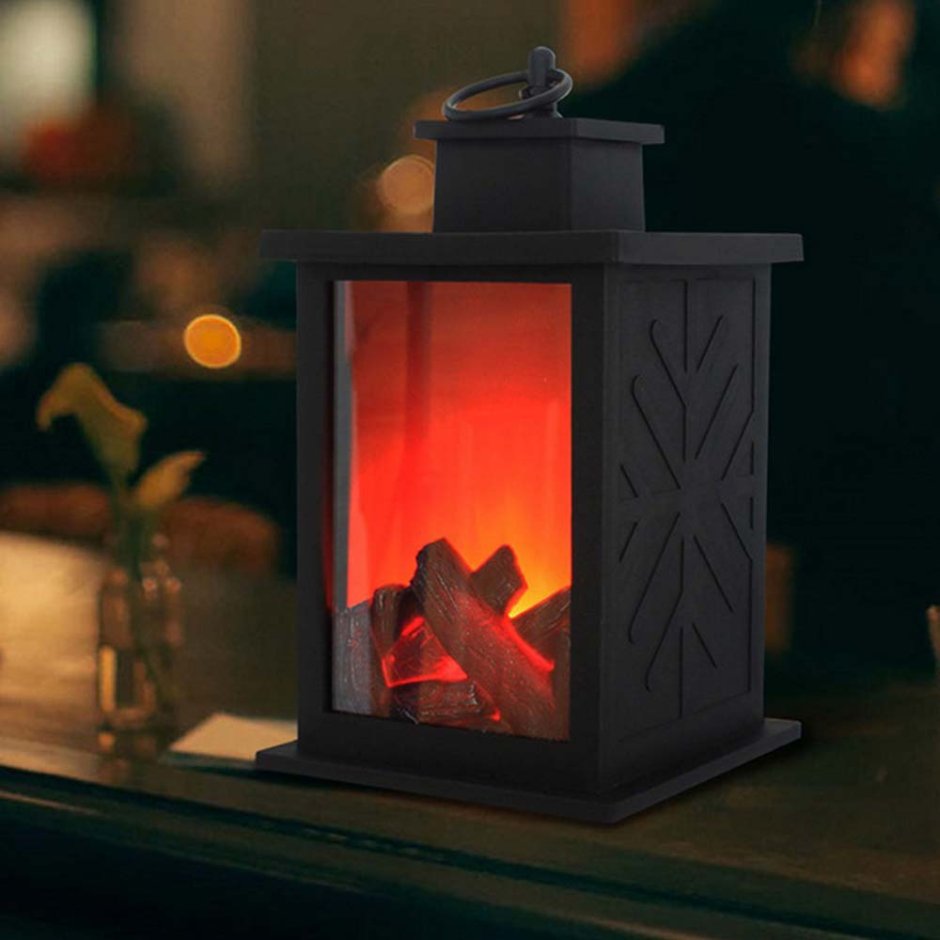 Flame Lamp светодиодный камин фонарь