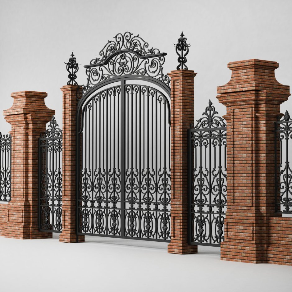 Ворота металл Модерн 19 век