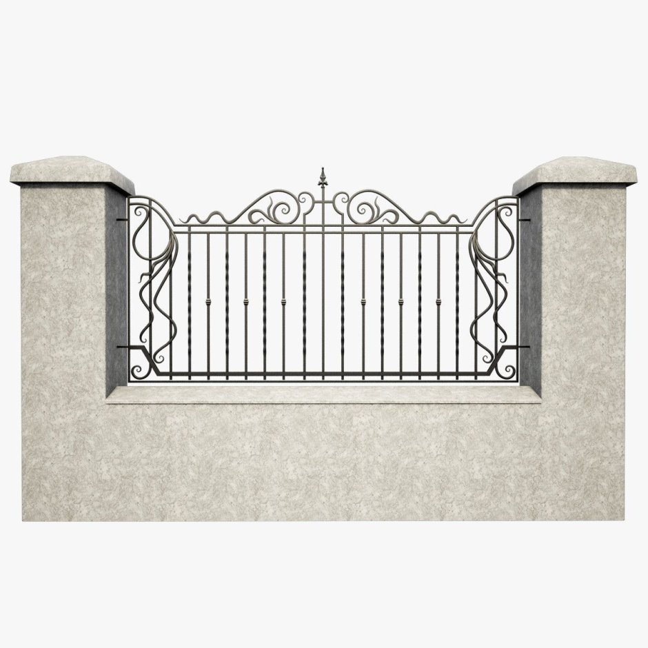 Секции заборы из железа