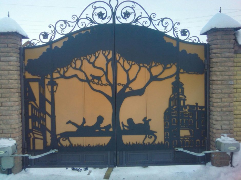 Ворота плазменная резка