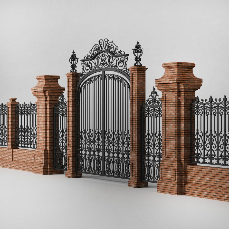 Забор в классическом стиле
