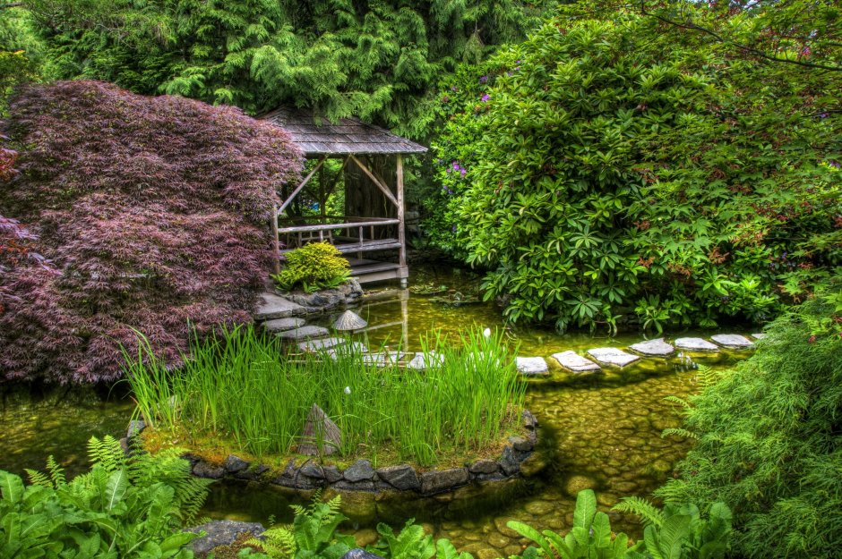 Сады Бутчартов японский сад