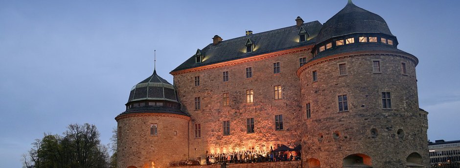 Замок Эребру Швеция интерьер