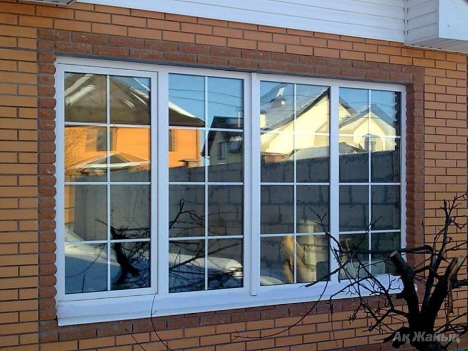 Окно со шпросами 18 мм