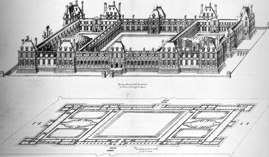 Дворец Тюильри в Париже план 17 век