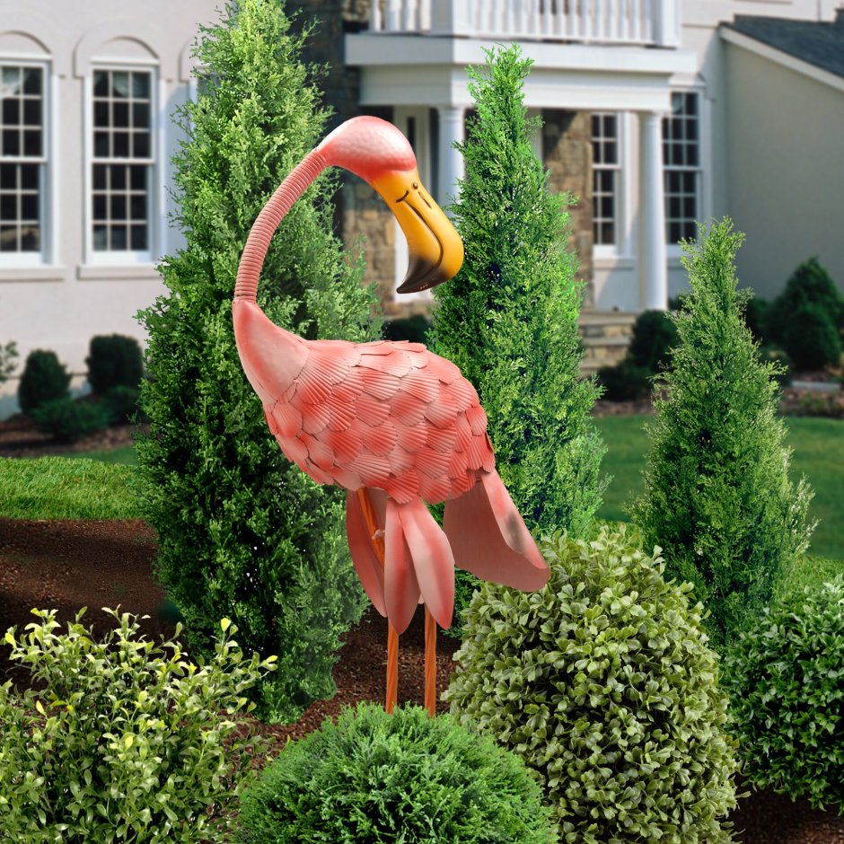 Розовый Фламинго статуя