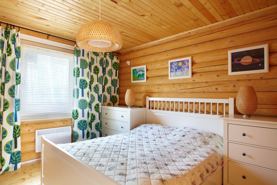 Tikkurila зеленый имитация бруса
