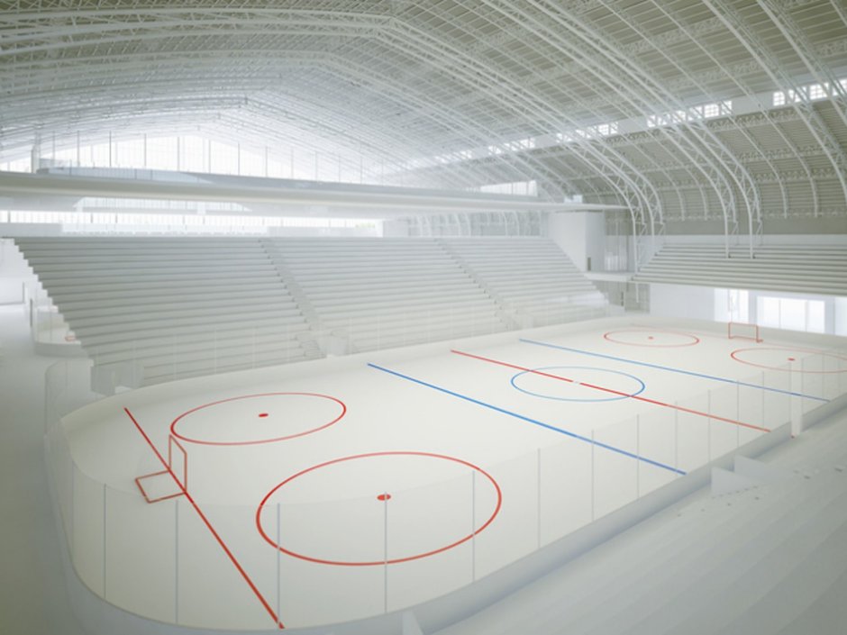 Ледовое поле для хоккея