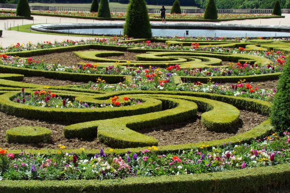 Версаль французский сад партер