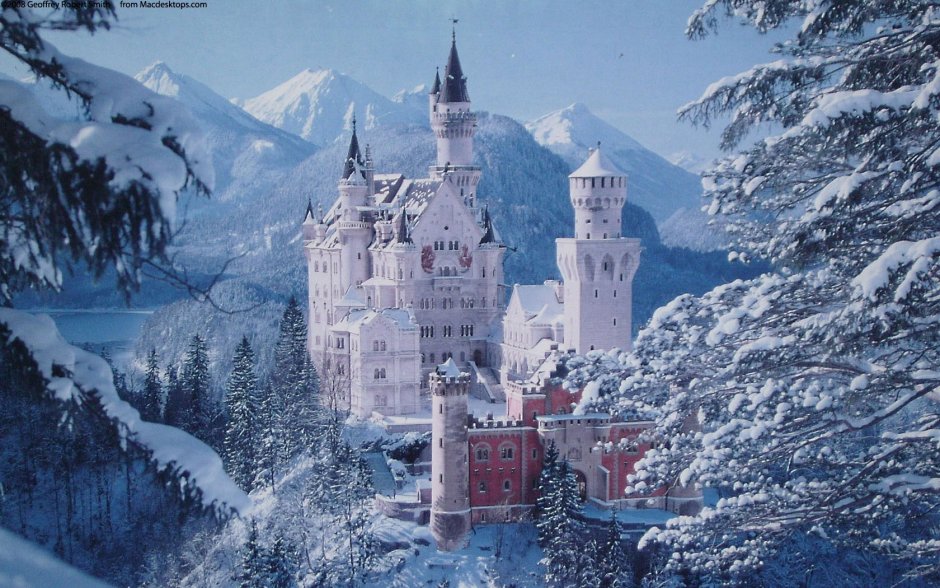 Burg Neuschwanstein зимой