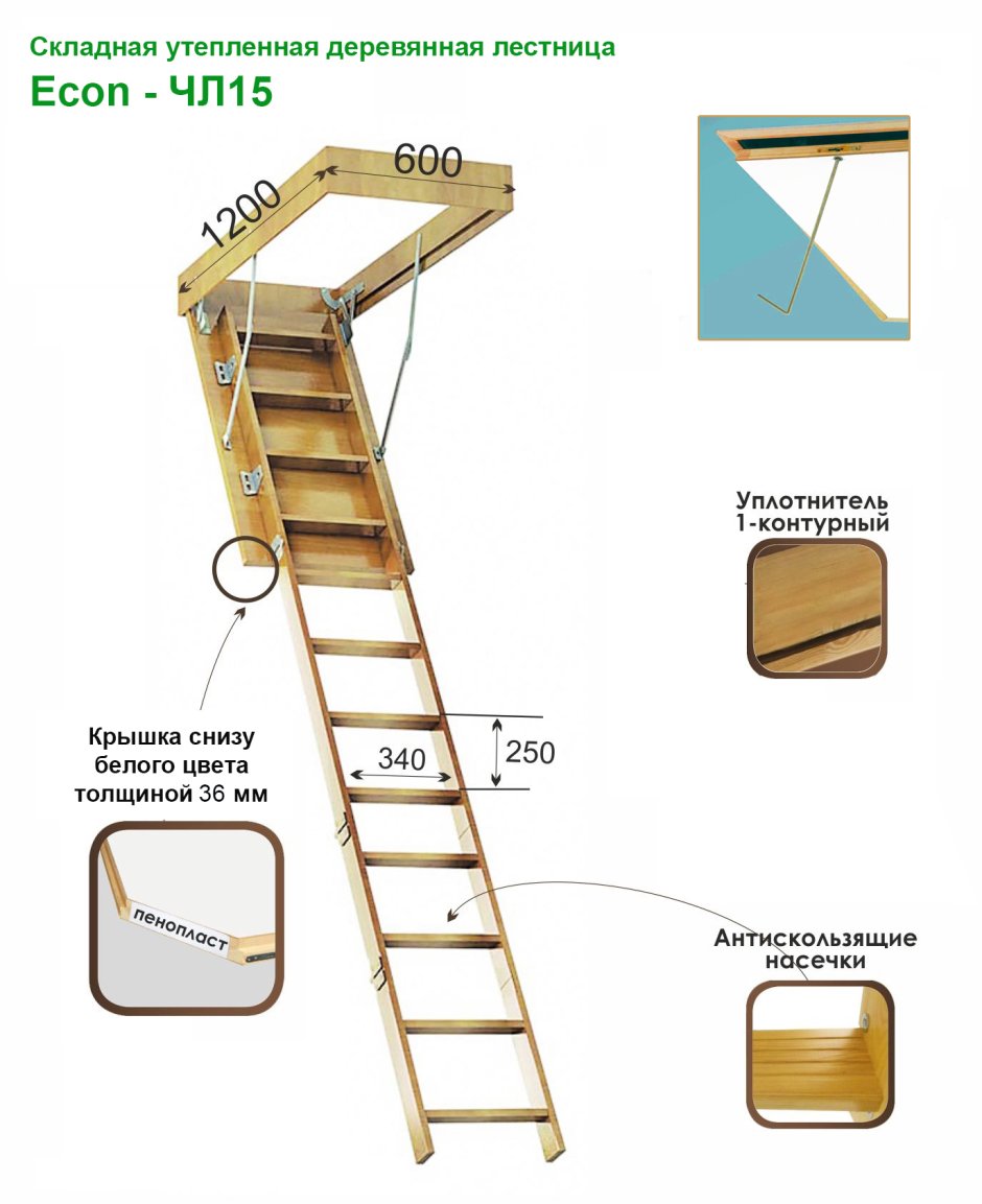 Чердачная лестница Standard Docke