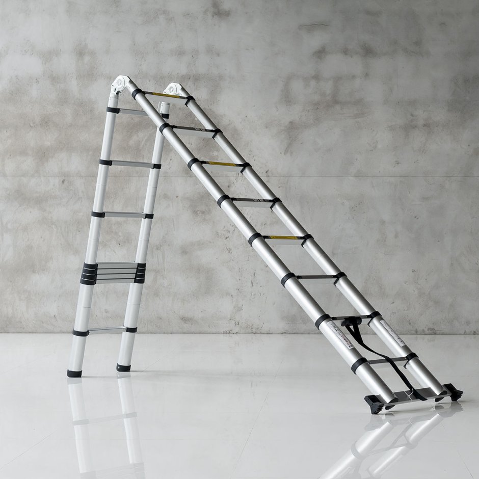 Приставная алюминиевая лестница Ufuk 9 ступеней 411109