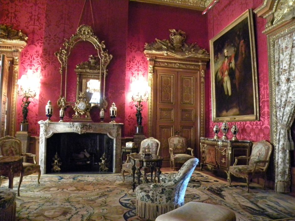 Замок Ротшильдов Waddesdon Manor.интерьер