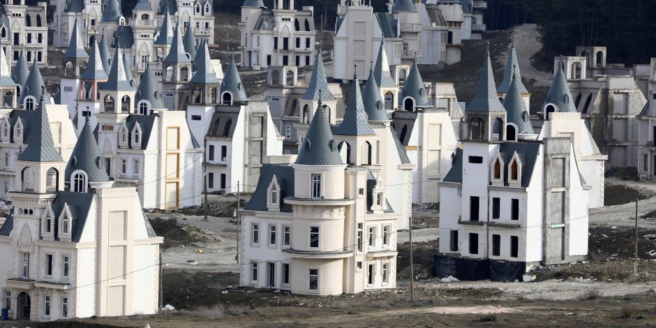 Город призрак в Турции Диснеевские замки