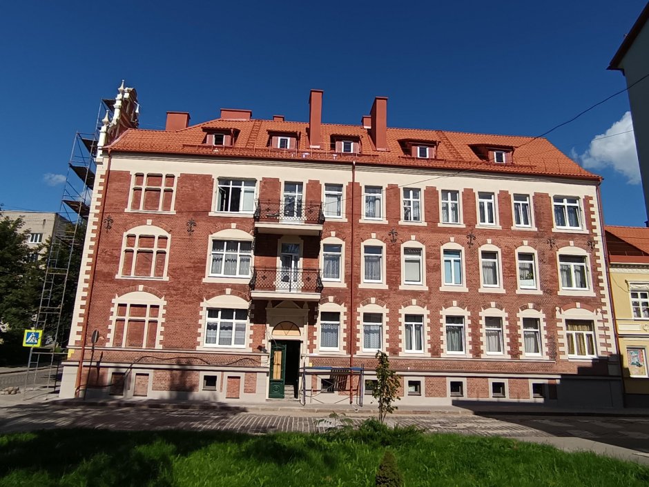 Замок Инстербург Черняховск вид сверху