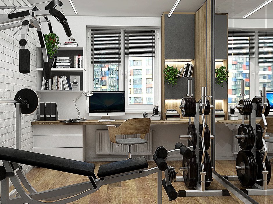 Кабинет с тренажерным залом