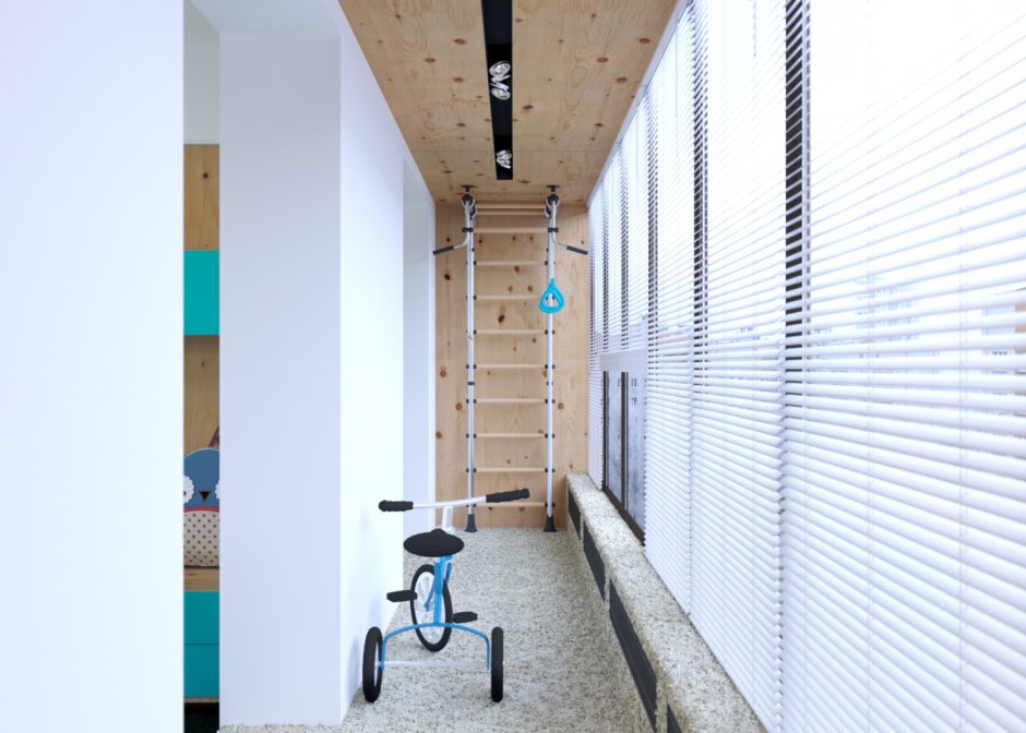 Спортзал на лоджии