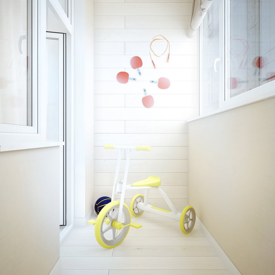 Детская комната из балкона