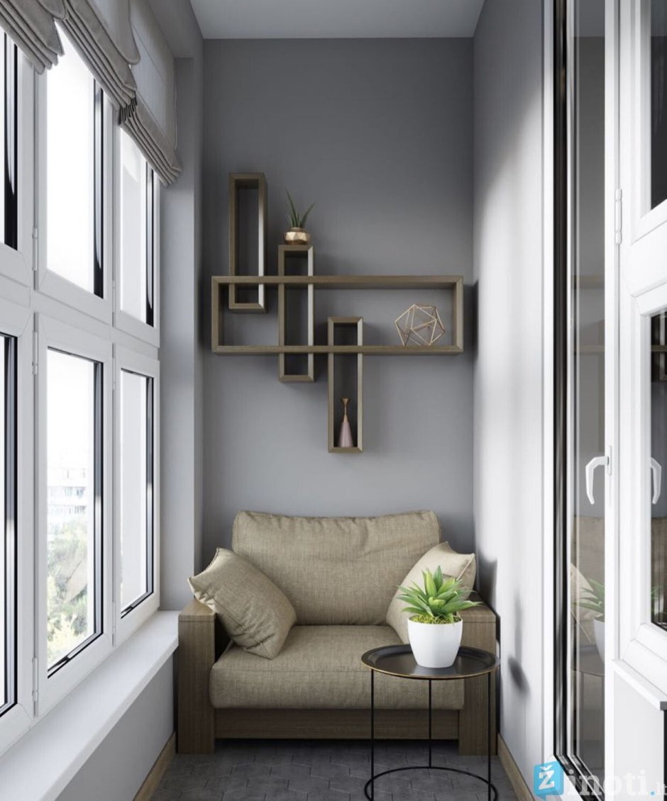 Узкий диванчик на балкон