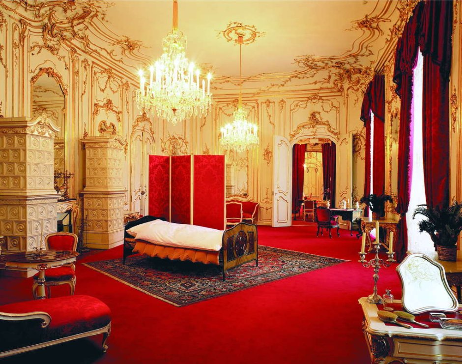 Дворец дворец Шенбрунн интерьер