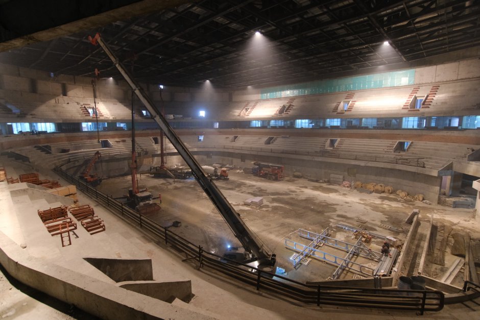 Новый дворец спорта в Новосибирске