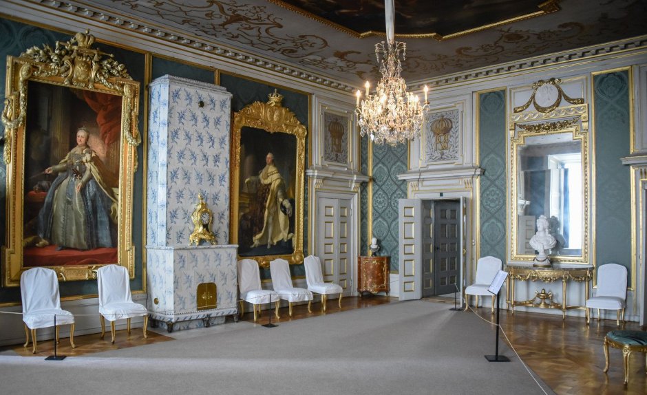 Королевский дворец Дроттнингхольм интерьеры